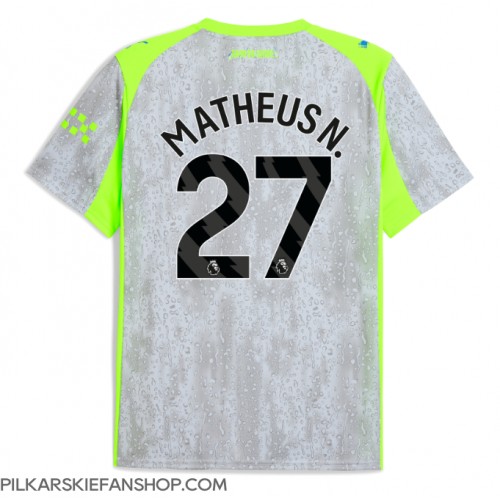 Koszulka piłkarska Manchester City Matheus Nunes #27 Strój Trzeci 2025-26 tanio Krótki Rękaw Koszulka piłkarska Manchester City Matheus Nunes #27 Strój Trzeci 2025-26 tanio Krótki Rękaw